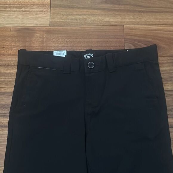 Billabong Mens Black Flat Front Straight Leg Carter Stretch Chino Pants Size 30/ - Picture 2 of 10